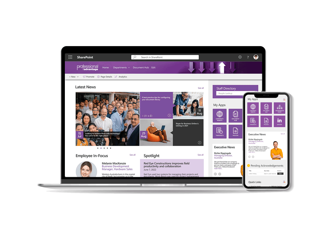Centralise team communication and collaboration