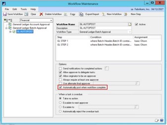 Systems workflow