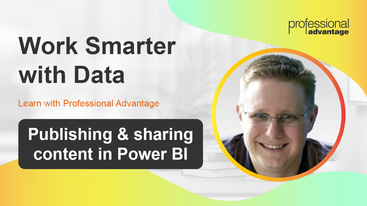 Publishing & sharing content in Power BI