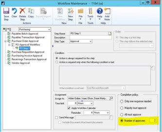 System workflow