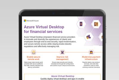 Benefits of AVD to the financial services industry